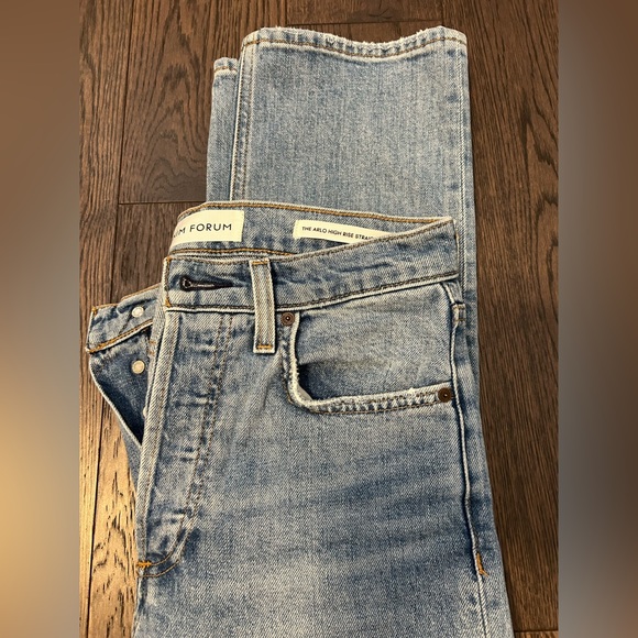 Denim Forum Arlo Straight Leg Jeans - Picture 3 of 6